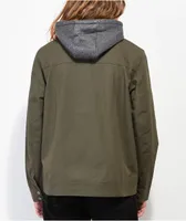 Empyre Pledge Olive Green Hooded Jacket