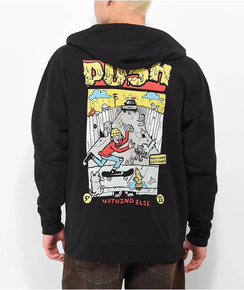 Empyre Push Skate Black Zip Hoodie