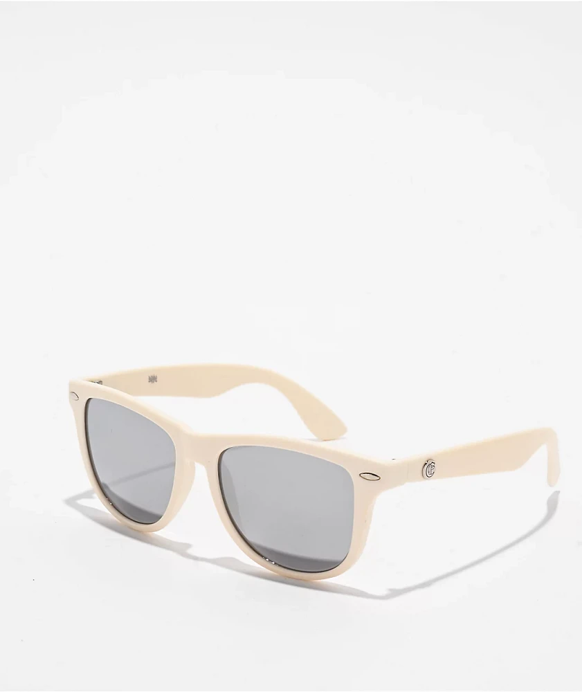 Empyre Quinn Branded White & Silver Sunglasses