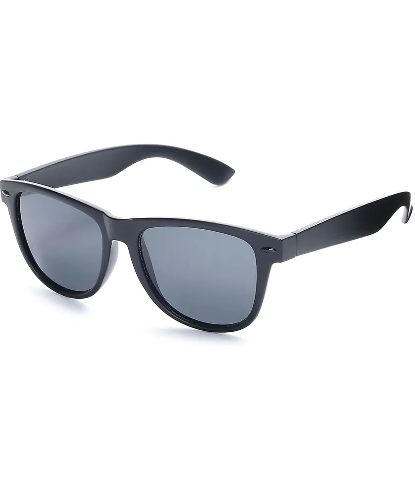 Classic Stylish Square Wayferer Sunglasses Polarized UV Protection Sunglasses for Men | Enrico Eyewear 3012 Black