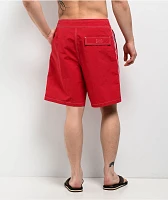 Empyre Rail Sidestripe Red Board Shorts