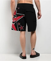 Empyre Rail Star Black Cargo Board Shorts