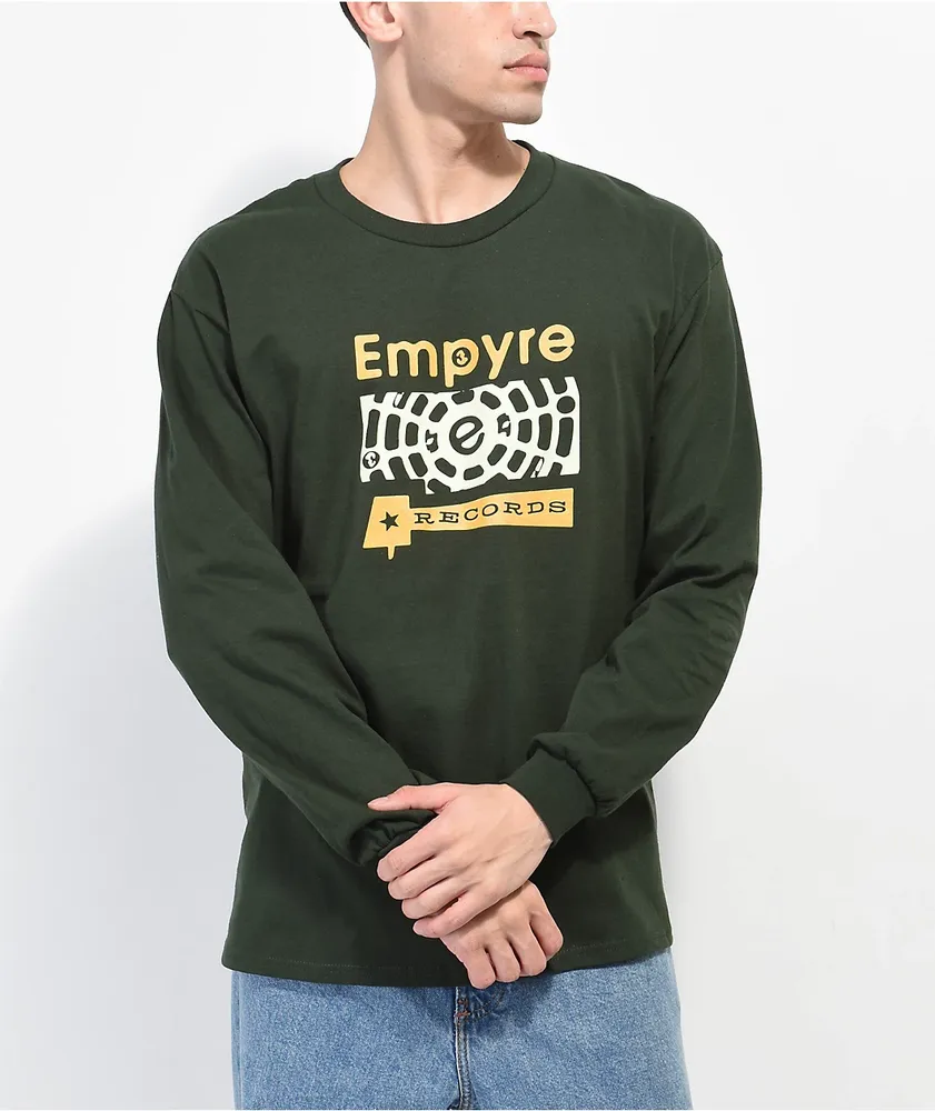 Empyre Red Graffiti Logo Black Long Sleeve T-Shirt