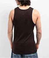 Empyre Ribbed Brown Tank Top