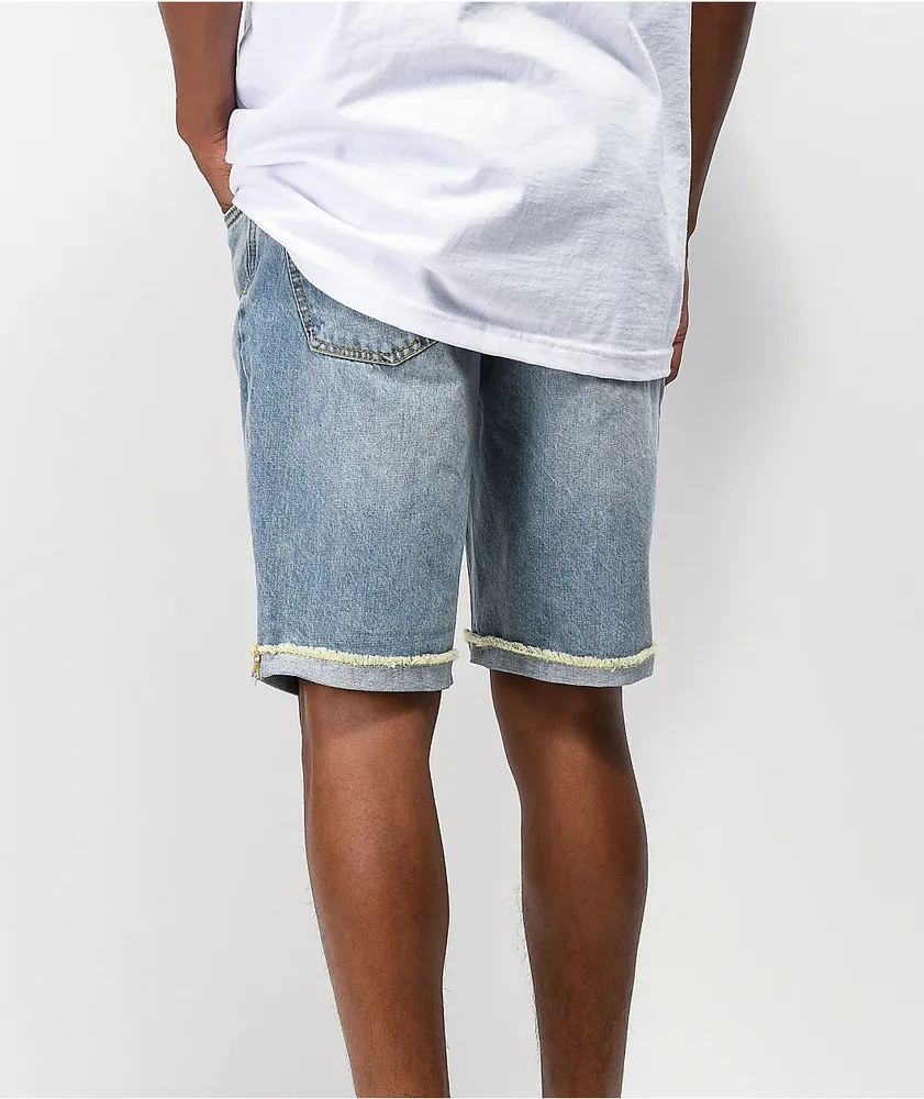 Empyre Dixon Brown Elastic Waist Shorts