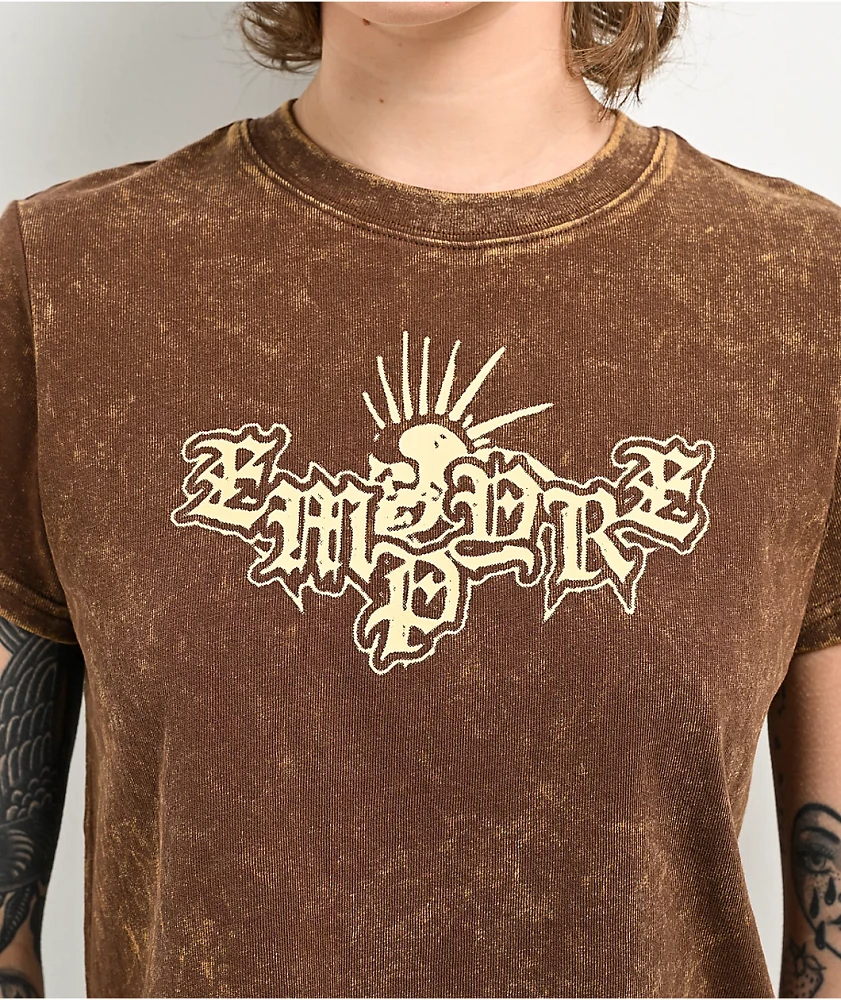 Empyre Ricky Skull Carafe Mineral Wash T-Shirt