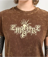 Empyre Ricky Skull Carafe Mineral Wash T-Shirt