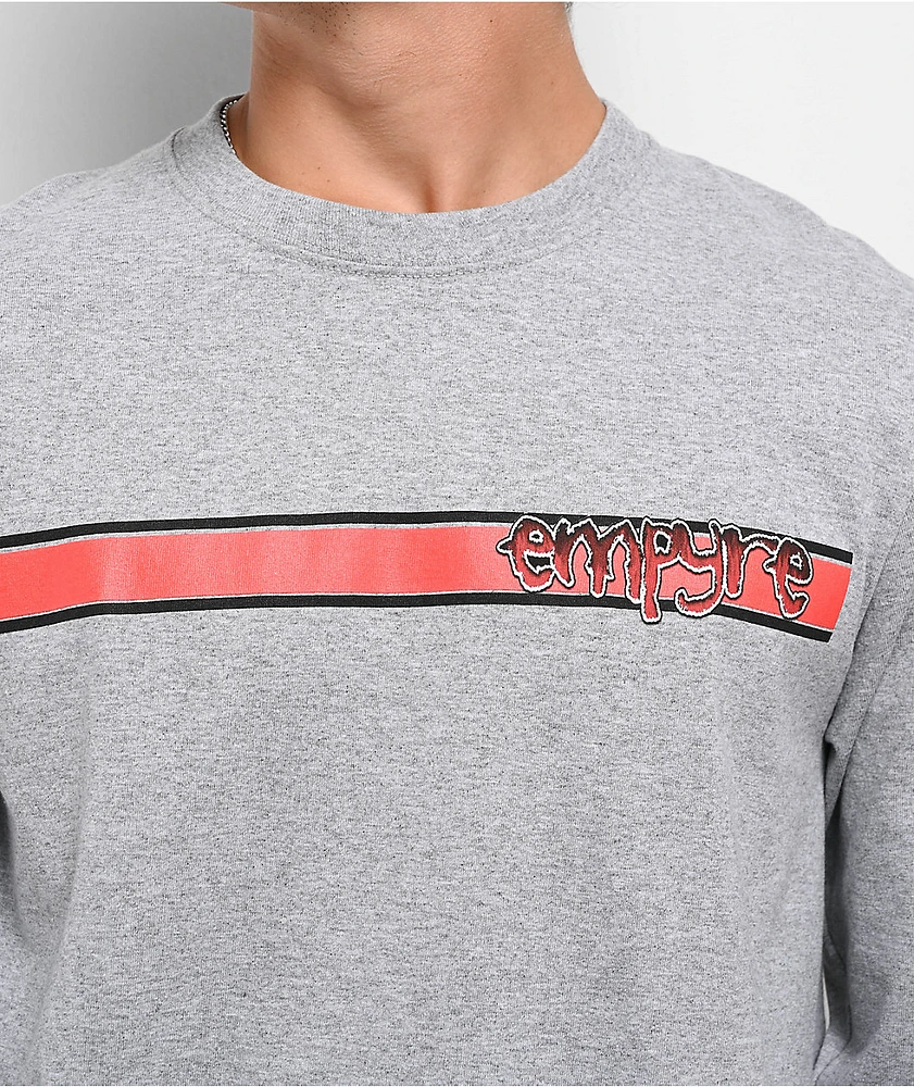 Empyre Ripped Grey Long Sleeve T-Shirt