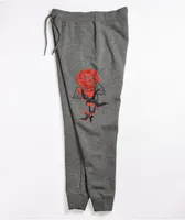 Empyre Rose & Swallows Grey Jogger Sweatpants