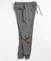 Empyre Rose & Swallows Grey Jogger Sweatpants