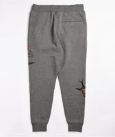 Empyre Rose & Swallows Grey Jogger Sweatpants