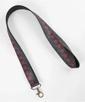 Empyre Rose Black Lanyard