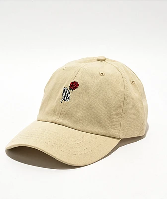 Empyre Rose Hand Khaki Strapback Hat