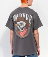 Empyre Round Em Up Black Wash T-Shirt