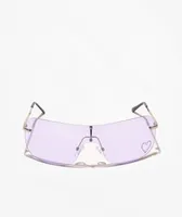 Empyre Saint Lavender Shield Sunglasses