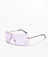 Empyre Saint Lavender Shield Sunglasses