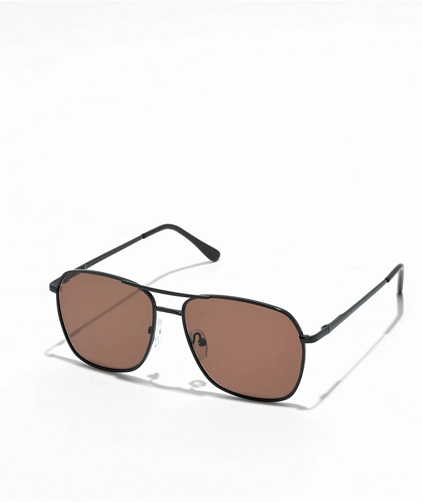 Empyre Saloon Square Bronze Pilot Sunglasses