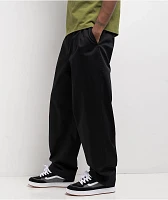 Empyre School Black Loose Skate Pleated Chino Pants