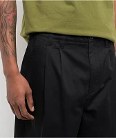 Empyre School Black Loose Skate Pleated Chino Pants