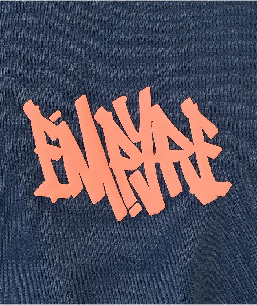 Empyre Script Logo Navy T-Shirt