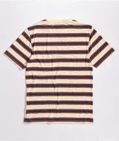 Empyre Script Stripe Cream T-Shirt