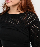 Empyre Shan Black Shrug Sweater