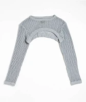 Empyre Shan Light Blue Shrug Sweater