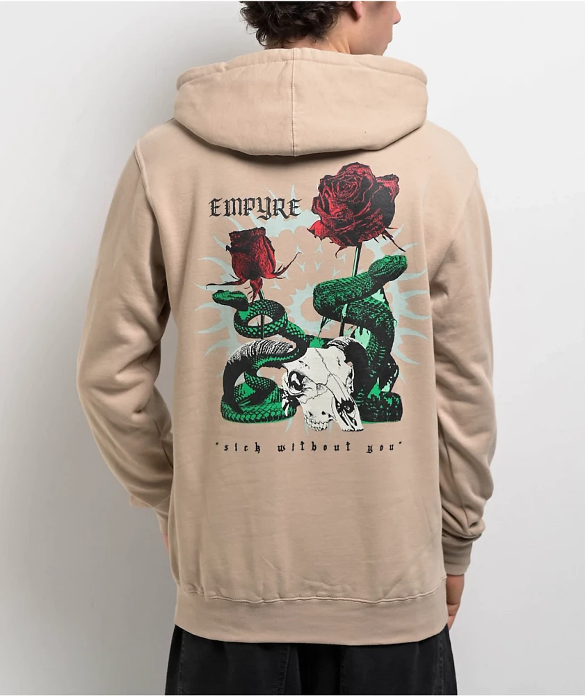 Empyre Sick Without You Sand Hoodie