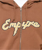 Empyre Sidebar Brown Zip Hoodie