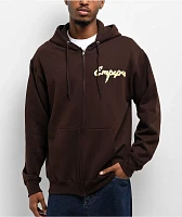 Empyre Sidebar Chocolate Zip Hoodie