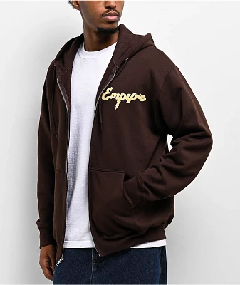 Empyre Sidebar Chocolate Zip Hoodie