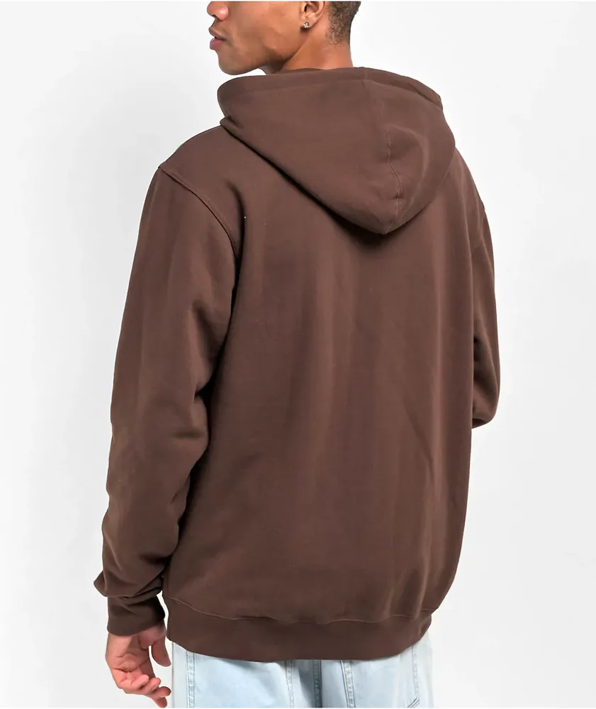 Empyre Sidebar Dark Brown Zip Hoodie