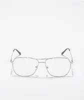 Empyre Silver Pilot Blue Light Glasses