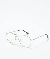 Empyre Silver Pilot Blue Light Glasses