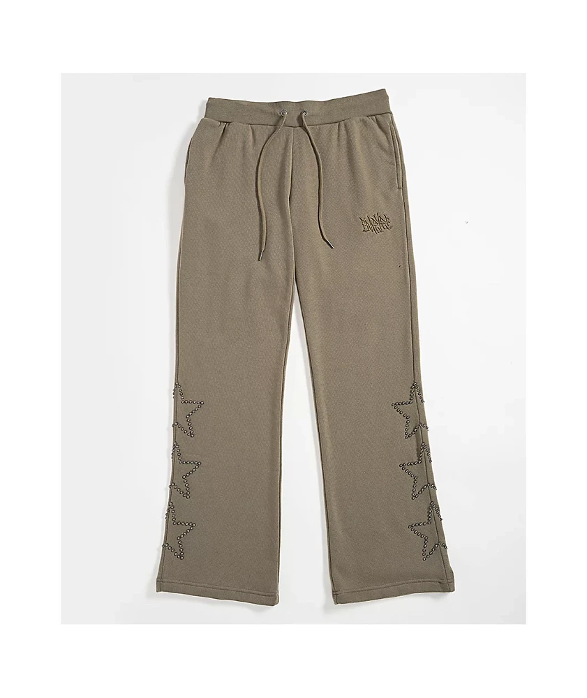 Empyre Simone Green Flare Sweatpants