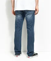 Empyre Skeletor Deluge Indigo Skinny Jeans