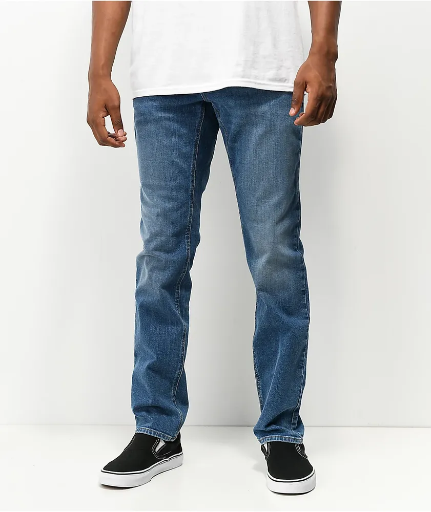 Empyre Skeletor Pally Blue Denim Skinny Jeans