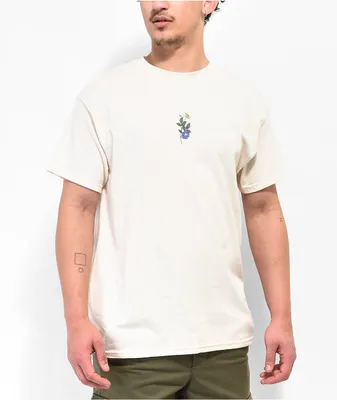 Empyre Skull Floral Tan T-Shirt