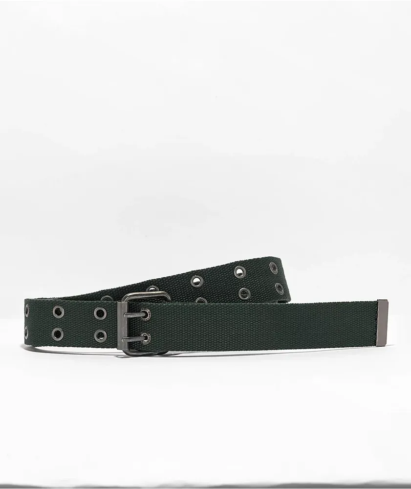 Black & White Checkered Web Belt