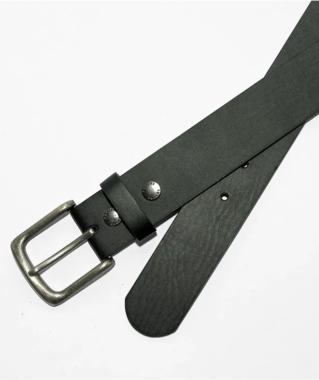 Double Black Pyramid Stud Belt