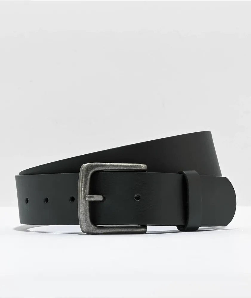 Double Black Pyramid Stud Belt