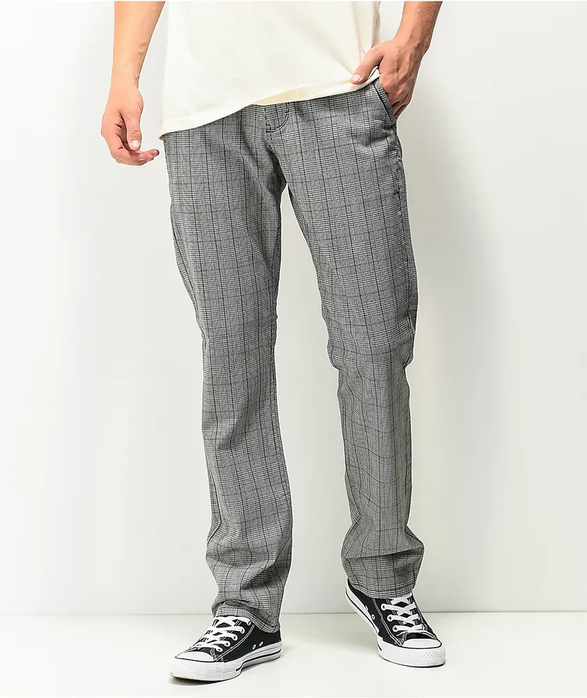 Empyre Sledgehammer Plaid Grey Chino Pants