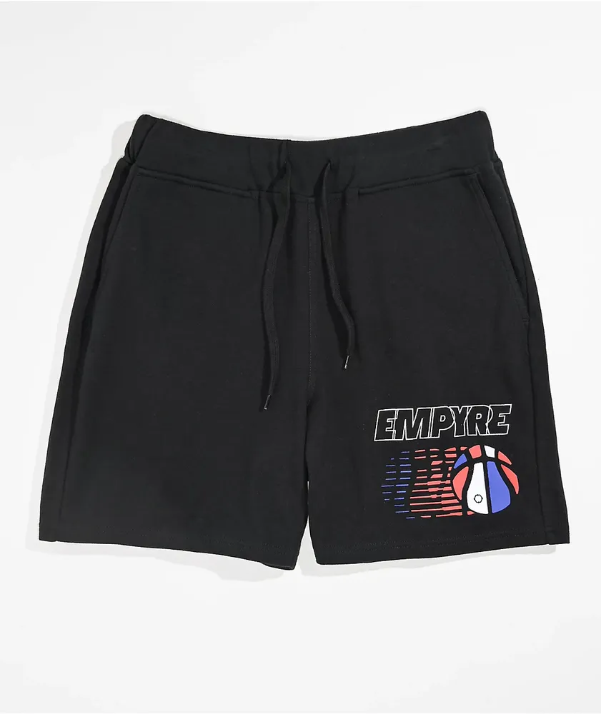 Empyre Snap Black Mesh Shorts 