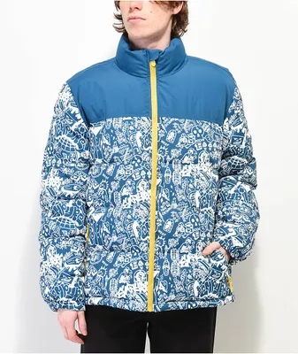 Empyre Spectral Teal Puffer Jacket