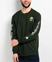 Empyre Spider Rose Green Long Sleeve T-Shirt