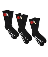 Empyre Spray Can Black 6-Pack Crew Socks