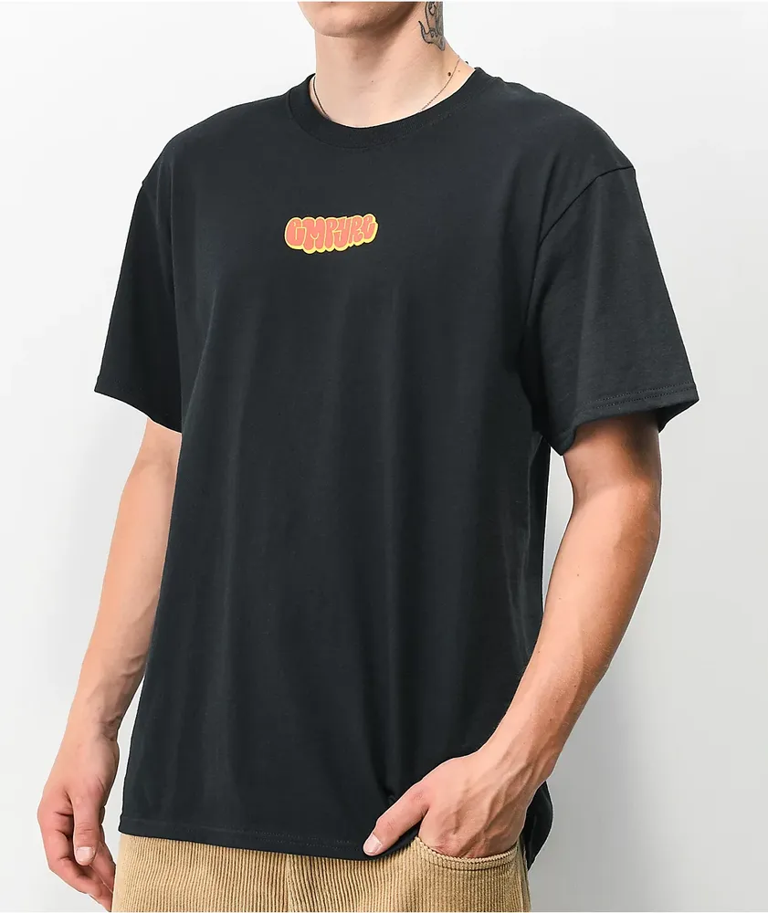 Empyre Red Graffiti Logo Black Long Sleeve T-Shirt