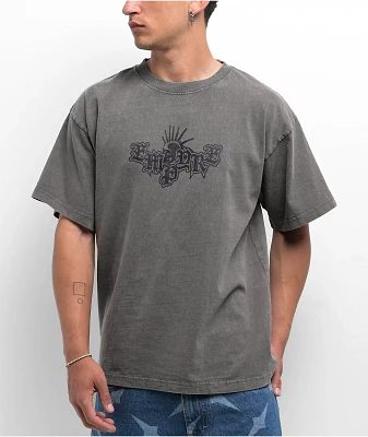 Empyre Spray Punk Grey Wash T-Shirt