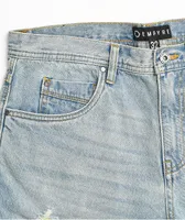 Empyre State Destroyed Denim Shorts