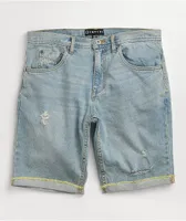 Empyre State Destroyed Denim Shorts